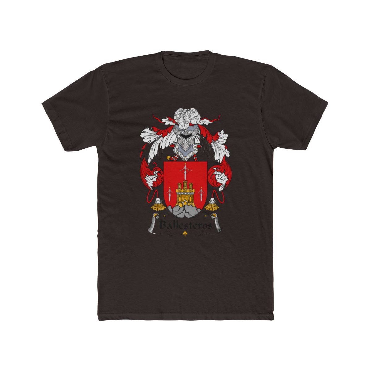 Ballesteros Family Crest T Shirt | Gabito Ballesteros - alternate angle 2, merchandise