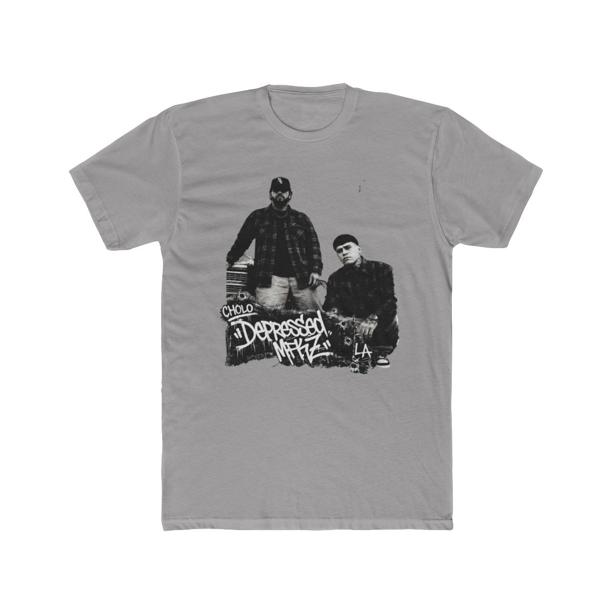 Junior H Cholo T Shirt, Mexican Artists Junior H & Gael Valenzuela Tribute | Gabito Ballesteros - alternate angle 2, merchandise